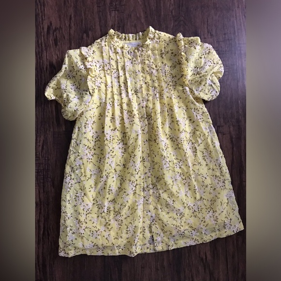 Other - Zara Floral Chiffon Pleaded Kids Dress 7